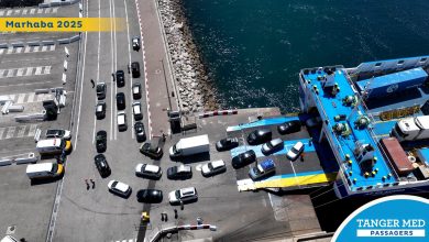 صورة مرحلة وصول مغاربة العالم إلى أرض الوطن بميناء طنجة المتوسط (فيديو)